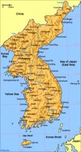 By Map_of_korea.png: User:Yonghokim - derivative work: Valentim (talk) - Map_of_korea.png, CC BY-SA 3.0, https://commons.wikimedia.org/w/index.php?curid=12014779